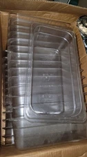 Lot of 28  Cambro Camwear Food Storage Containers Mixed Condition(No Lids)