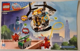 LEGO DC Super Hero Girls 41234 Bumblebee Helicopter Retired 100% Complete Set