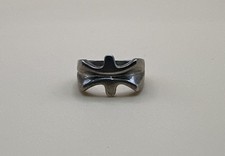 Vintage 925 Sterling Silver Decorative Band Ring /Size 6.25