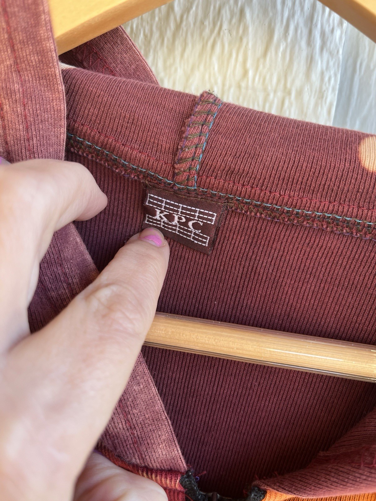 Women's Patchwork Hoodie KPC Flower Multicolored … - image 4