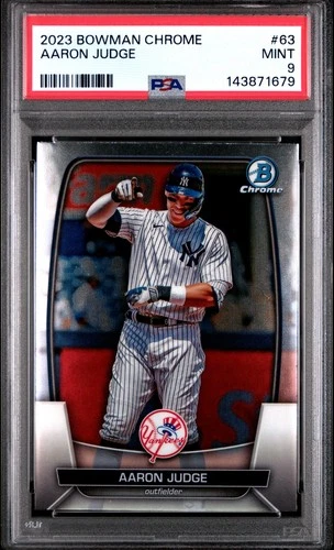 2023 Bowman Chrome Aaron Judge #63 PSA 9 🔥