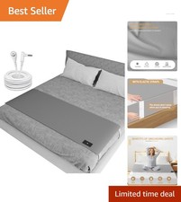 Gray Grounding Sheet with Silver Fiber for Restorative Sleep - 27"x60"