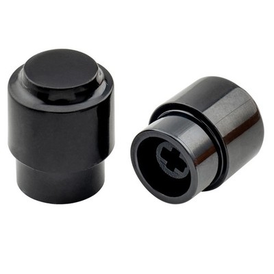 Musiclily Pro 2Pcs Black Metric Vintage Guitar 3 Way Switch Knob For Squier Tele