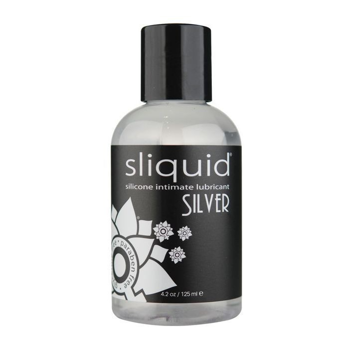 Sliquid Silver Silicone Lube Glycerine & Paraben Free - 4.2 oz