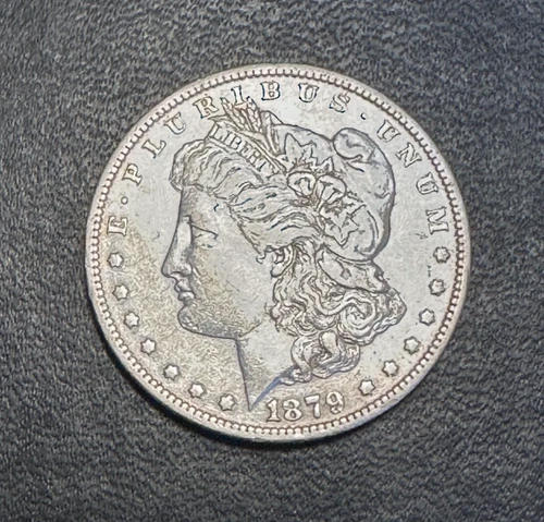 1879 O $1 Morgan Silver One Dollar - Almost Uncirculated - Shiney Coin