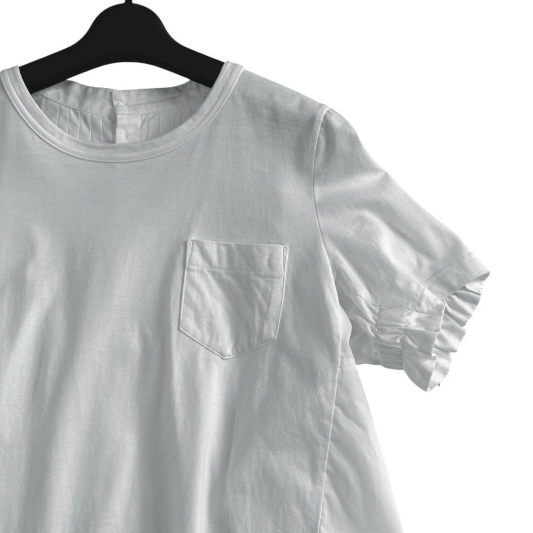 SACAI X NIKE T shirt manica corta Sacai Sacai Back Pin Tuck 2