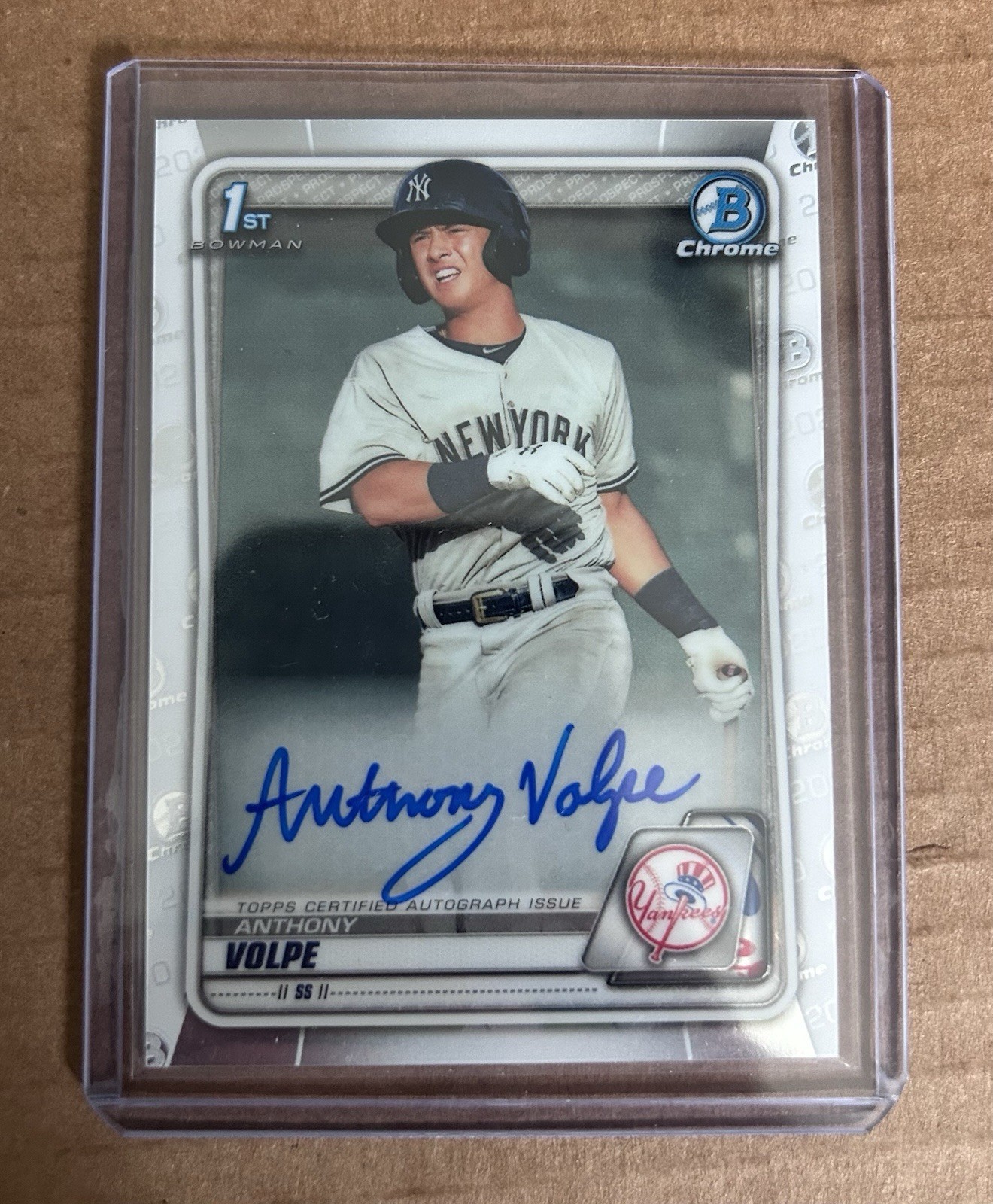 2020 Bowman Chrome Anthony Volpe 1st Auto #CPA-AV New York Yankees