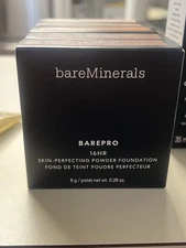 bareMinerals barePro 16HR Skin Perfecting Powder Foundation, Deep 55 Cool