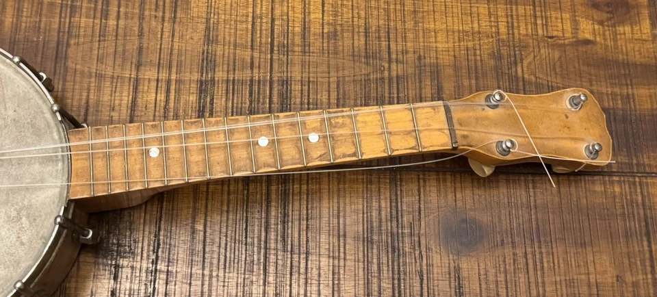 ANTIQUE 1920S CONCERTONE BANJO UKULELE MUSICAL INSTRUMENT BANJOLELE UKE SCARCE - Image 3 of 4