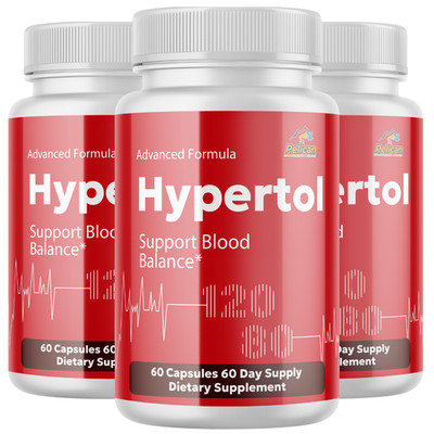 Hypertol- Blood Sugar Support- 3 Bottles- 180 Capsules