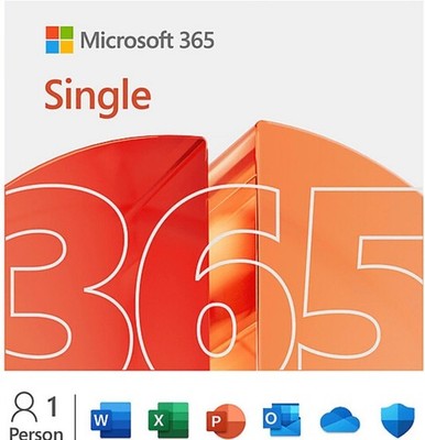 Microsoft Office 365 Single EU Konto/Account | Personal 1Nutzer 5Geräte | 1 Jahr