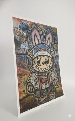 Labu X Vanz Old Schoo Urban AIRBRUSH  13 X 19in HD Print Signed Large GT Artland