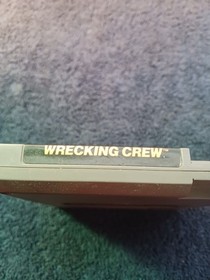 Wrecking Crew Black Box 80's Authentic Vintage Nintendo Nes Game Cartridge WORKS