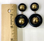 QVC Luxe Rachel Zoe Centric Bead Drop Black Earrings — photo 5