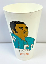 Larry Little Miami Dolphins 7-11 Slurpee Cup 1972 Amoco