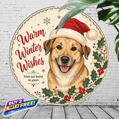 Classic Retro Round Aluminum Tin Metal Sign Home Decor