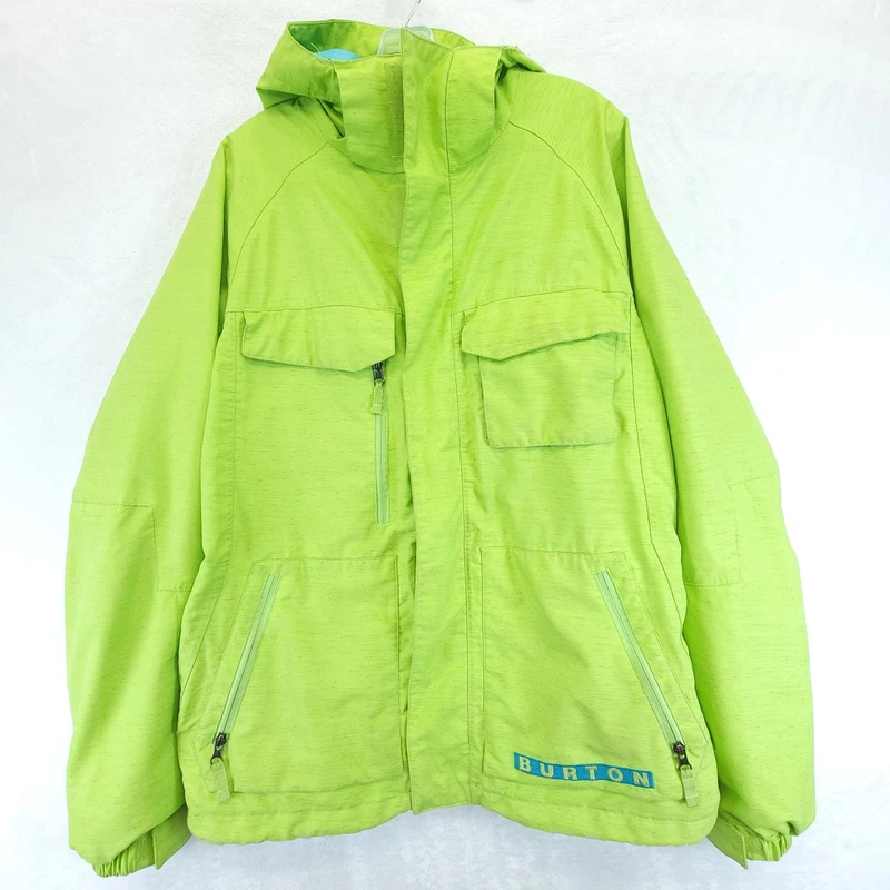burton full zip hooded snowboarding ski jacket