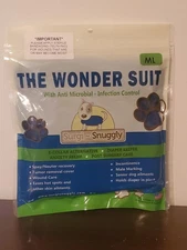 The Wonder Suit Surgi Snuggly E-Collar Alternative - Size ML Medium Long - Blue