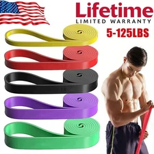 Heavy Duty Exercise Resistance Bands Fitness GYM Powerlift Pull Up Assist Band
