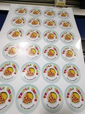 PERSONALISED STICKERS PRINTED CUSTOM LOGO LABELS BUSINESS GLOSSY