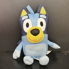 2018 Bluey 10  Bath Buddy Plush Quick Dry Stuffed Doggy Kid Toy NWOT