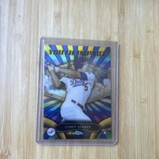 Topps 2016 Chrome Corey Seager Youth Impact #YI-1 Rookie Dodgers Card