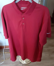 Nike Golf Tour Performance Dri-Fit Polo Shirt Red Size XL