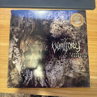 Vomitory - Carnage Euphoria LP 2019 Metal Blade Bourbon Marbled - Sealed 69/100