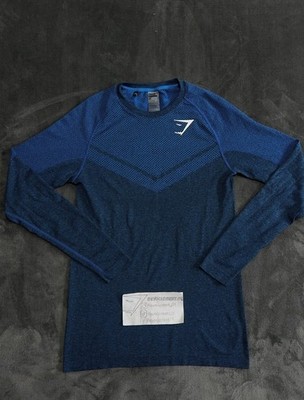 OG Gymshark performance longsleve - blue - david laid  
