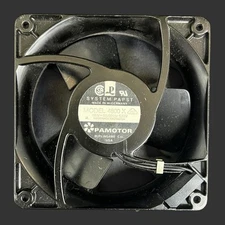 Vtg System Papst Pamotor 4800X Fan 115Volts 50/60Hz, 9.5W Made in West Germany