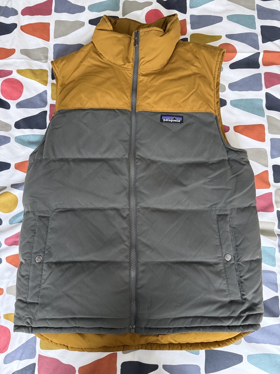 Forge Grey Reversible Bivy Down Vest Patagonia Men's Reversible
