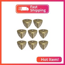 uxcell 8PCS Metal Corner Protector 1.5 x 1.5 x 1.5 Inch Box Edge Guard Protector