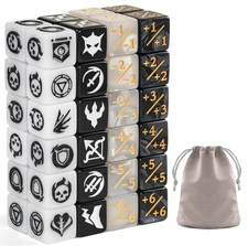 48PCS MTG Dice – +1/+1 Counters Bulk Creature Stats Buff Tokens Set