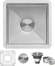 13x15 Undermount Bar Sink 16 Gauge T304 Stainless Steel Single Bowl 8" Deep