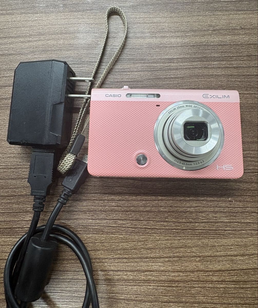 CASIO EXILIM HIGH SPEED EX-ZR70 Pink 16.1MP Digital Camera From