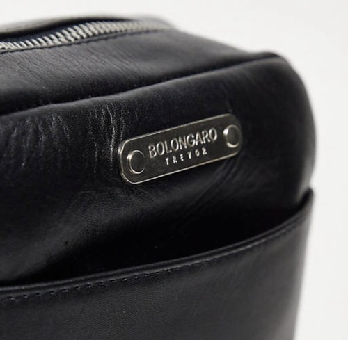 Bolongaro Trevor leather skull crossbody bag in black - Bild 5 von 5