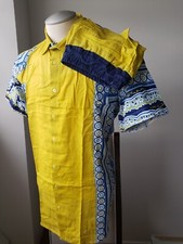 Men's Short Set, Yellow Short Set, Summer Shirt and Short, Button Down Shirt Set