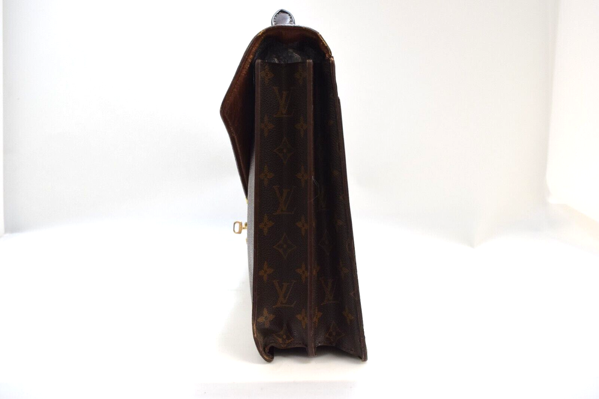 Auth Louis Vuitton Serviette Conseiller Briefcase Monogram M53331