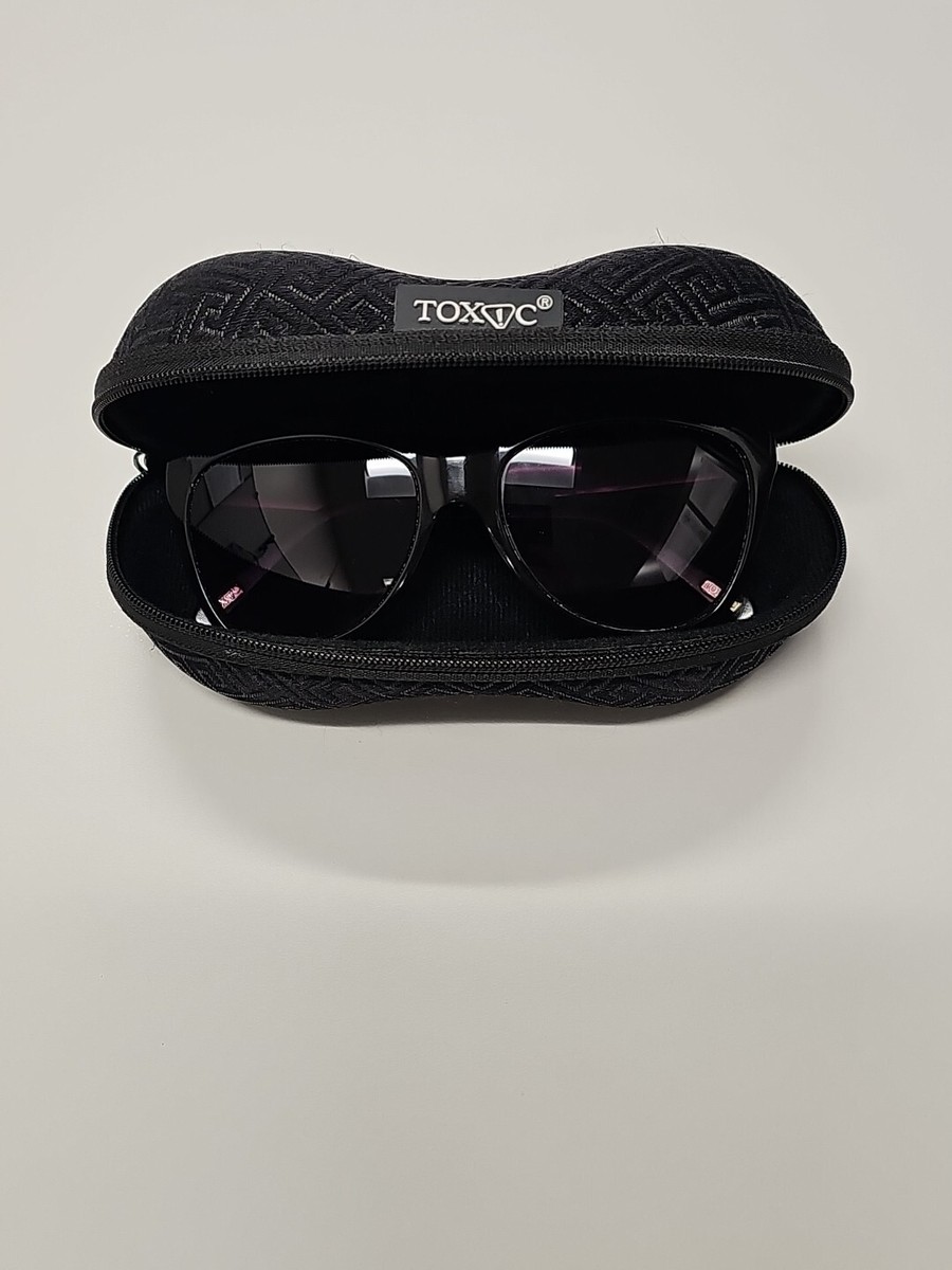 Toxic Sunglass Frame Womens TX 729 55-16-135 Black Polish & Bling