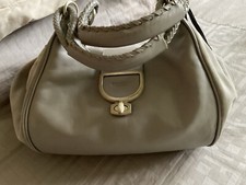 SALE! Modalu Gorgeous Leather/Suede Grab Handbag Gold Fittings NWT RRP £215 Grey