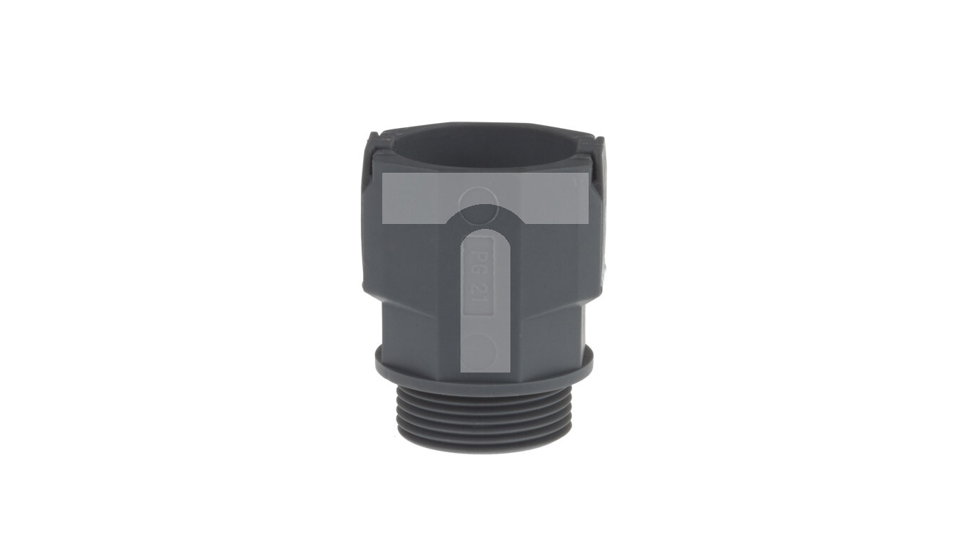 Polyamide gland for protective pipes PG21 IP54 gray FD 21 E03DK-070401005 /T2UK