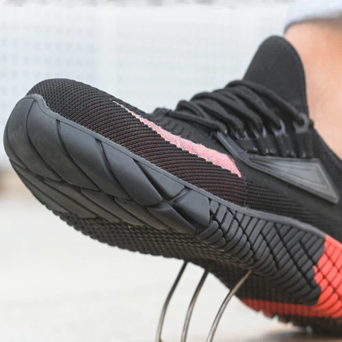 Damen-Sicherheitsschuhe Stahlkappe antistatisch leicht Stiefel Arbeit rutschfeste Turnschuhe - Bild 4 von 28