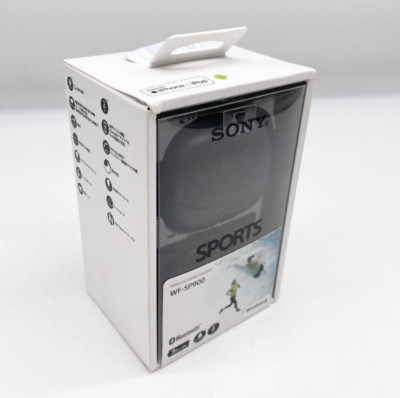 Sony WF-SP900 Sports Wireless Headphones - Black for sale online