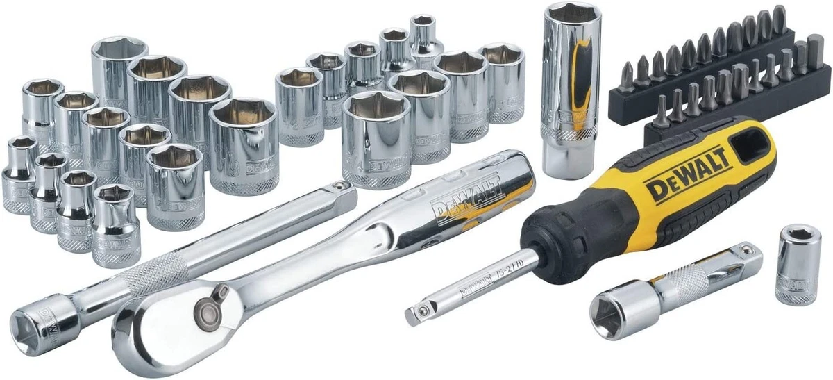 DEWALT DWMT81611T 50 Pieces Mechanics Tool Set 3 8