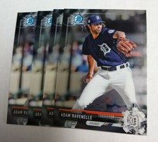 4 2017 Bowman CHROME Prospects ADAM RAVENELLE card lot DETROIT TIGERS #189