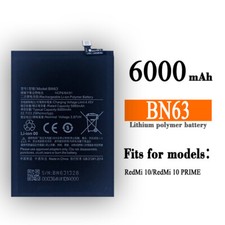 New BN63 Replacement Battery High Quality For Xiaomi Redmi 10 /10 Prime 6000 mAh