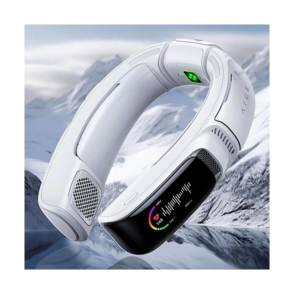 色: ピュアホワイト】【次世代 AIネッククーラー】RANVOO AICE3-ecosea.do
