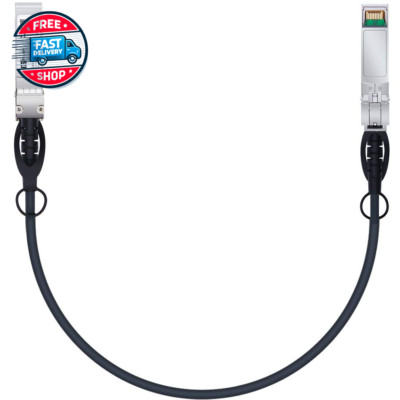 1.25G SFP Cable, SFP DAC, 0.5-Meter(1.64Ft), 1GBASE-CU Passive Direct Attach Co