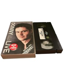 Donny Osmond Live PAL VHS Video Tape All His Hits Live 2003