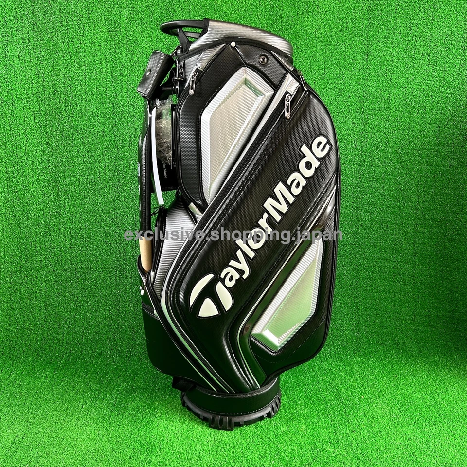 TaylorMade Golf Auth-tech Cart Bag 9 x 47in 4-way 2025 Model Black / Gunmetal  - Image 3 of 4